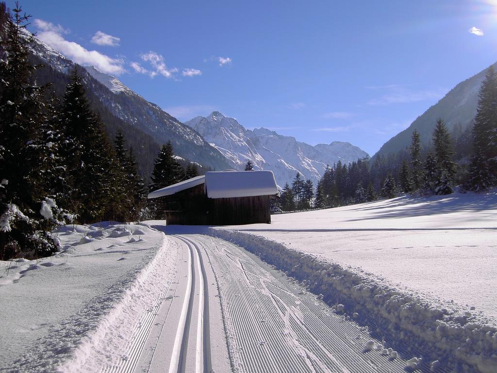 Wellnesshuettendorf Wiese Sankt Leonhard im Pitztal Exterior foto